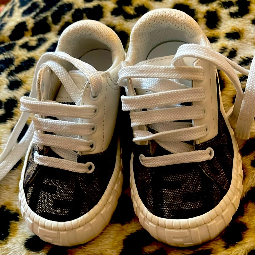 Authentic Fendi baby shoes